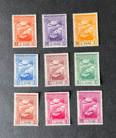 (G) St. Thomas 1938 Empire Issue Airmail Short "S.TOME" - Af. CA 01 To 09 - MNH - Cape Verde