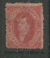 Rivadavia 5c Rojo Ladrillo - Used Stamps