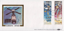 Isle Of Man Benham Silk FDC - 1991