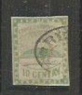 Confederacion 10c Verde Cifras Chicas - Used Stamps