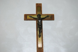 C213 Ancien Crucifix - Christ Sur La Croix - Religión & Esoterismo