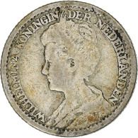 Pays-Bas, Wilhelmina I, 25 Cents, 1914, Utrecht, Argent, TB+, KM:146 - 25 Centavos
