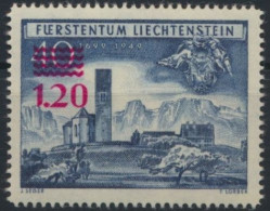 Liechtenstein 310 Aufdruckmarke Ausgabe 1952 Tadellos Postfrisch Katwert 40,00 - Storia Postale