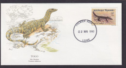 Togo Westafrika Fauna Nil Waran Schöner Künstler Brief - Togo (1960-...)