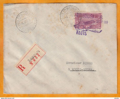 1931 - Enveloppe Par Avion Reco De Djibouti, Côte Française Somalis Vers Addis Abeba, Ethiopie - Griffe Service Addis - Covers & Documents