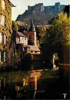 48 - Florac - Le Château Et La Source Du Pêcher Sous La Corniche Du Causse Méjean - CPM - Voir Scans Recto-Verso - Florac