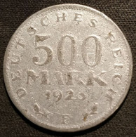 ALLEMAGNE - GERMANY - 500 MARK 1923 F - KM 36 - 200 & 500 Mark