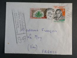 DM4 MADAGASCAR   BELLE LETTRE    1961 TANA A LE MUY FRANCE ++ AFF.   INTERESSANT+ + - Madagascar (1960-...)