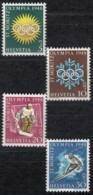 SCHWEIZ  492-495,  Postfrisch **, Olympische Winterspiele St. Moritz 1948 - Ongebruikt