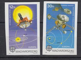 Europa Cept 1991 Hungary 2v  Imperforated ** Mnh (59191A) - 1991