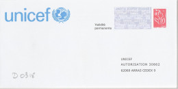 D0318 - Entier Postal PAP Réponse BEAUJARD - UNICEF (agrément 06P335) - PAP: Antwort