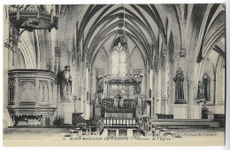 CPA 50 SAINT-SAUVEUR-LE-VICOMTE Intérieur De L' Eglise - Saint Sauveur Le Vicomte