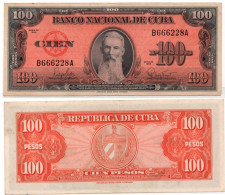 Cuba 100 Pesos Series 1959 P-93 Extreme Fine - Kuba