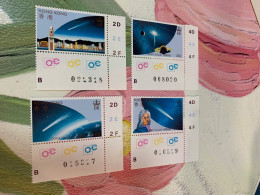 Hong Kong Stamp Set 1986 Halley Comet Space MNH S/s - Briefe U. Dokumente