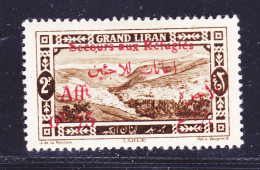 GRAND LIBANN°   69 * MLH Neuf Avec Forte Charnière, B/TB (D7704) Secours Aux Réfugiés - 1926 - Nuovi