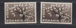 Romania 1962 Anti-Europa 1v Perforated + 1v Imperforated ** Mnh (59197) - Idées Européennes