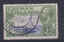 Cayman Islands: 1935   KGV - Pictorial   SG97   ½d     Used - Cayman Islands