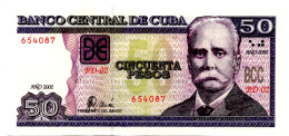 Cuba 50 Pesos 2002 P-123 UNC - Cuba