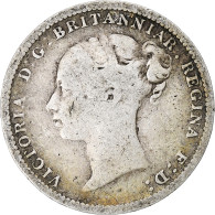 Grande-Bretagne, Victoria, 3 Pence, 1885, Londres, Argent, TB, KM:777 - F. 3 Pence