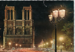 La Cathédrale Notre-Dame Vue De Nuit - Parijs Bij Nacht