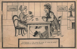 Cartes à Jouer , Jeu De Carte , Cards * CPA Illustrateur J. B. * La Joueuse ! - Playing Cards