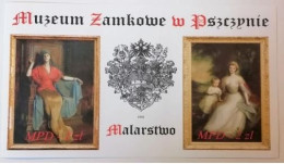 POLAND POLISH PRIVATE MUNICIPAL DELIVERY POST OFFICE: CASTLE MUZEUM PSZCZYNA - PAINTINGS MS NHM MINIATURE SHEET ART - Blocs & Hojas