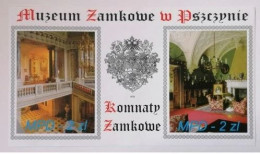 POLAND POLISH PRIVATE MUNICIPAL DELIVERY POST OFFICE: CASTLE MUZEUM PSZCZYNA CASTLE - CHAMBERS B MS NHM MINIATURE SHEET - Blocs & Hojas