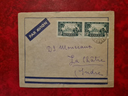 LETTRE DAKAR  POUR LA CHATRE INDRE - Storia Postale