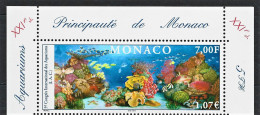 Monaco 2000 Marine Life Tropical Fish Сorals Undersea Aquarium Congress World Sea Ocean MNH Stamp Luxe - Marine Life