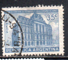 ARGENTINA 1945 POST OFFICE BUENOS AIRES 35c  USED USADO OBLITERE' - Oblitérés