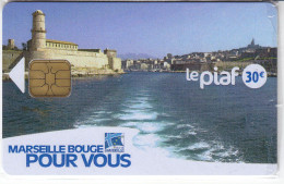 PIAF De MARSEILLE 30 EUROS  Date 10.2006      500 Ex - PIAF Parking Cards