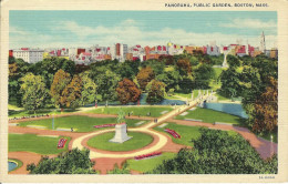 Boston, Panorama, Public Garden, Nicht Gelaufen - Boston