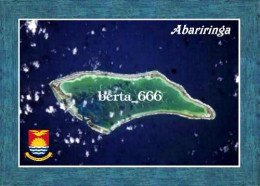 Kiribati Abariringa Kanton Island Satellite View New Postcard - Kiribati