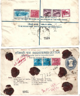 INDE. 8 Enveloppes Ayant Circulé En 1973. - Cartas & Documentos