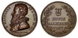 F. De Malherbe. Poète. Médaille. - Royal / Of Nobility