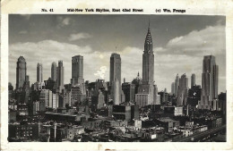 New York City, Mid New York Skyline, East 42nd Street, Rückseite Beschrieben 1947 - Andere Monumenten & Gebouwen