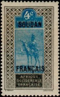 SOUDAN -  Targui Nomade Sur Dromadaire (Camelus Dromedarius) Surimprimé - Unused Stamps