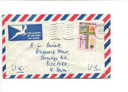 BOTSWANA - Affranchissement Seul Sur Lettre - Christmas 1972 - Botswana (1966-...)