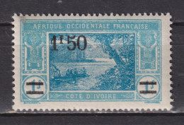 Timbre Neuf*  De Côte D'Ivoire De 1927 YT77 MI 78 MH - Gebruikt