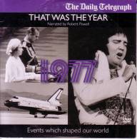 THAT WAS THE YEAR 1977 - CD DAILY TELEGRAPH - POCHETTE CARTON - THE QUEEN CELEBRATES HER SILVER JUBILEE - THE KING ELVIS - DVD Musicali