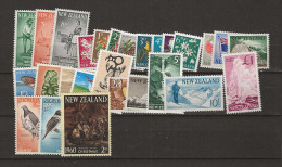 1960 MNH New Zealand Year Collection Postfris** - Volledig Jaar