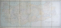 Grande Carte Routière De La Turquie. 1933. - Roadmaps