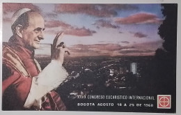 Religione - Papa Paolo VI, Pope Paul - XXXIX Congreso Eucaristico Internacional - Bogotà 1968 - Päpste