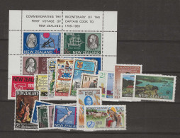 1969 MNH New Zealand Year Collection Postfris** - Années Complètes