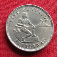 Philippines 5 Centavos 1903 Filipinas Pilipinas Fillippijnen Filippine W ºº - Philippinen