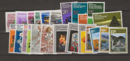 1972 MNH New Zealand Year Collection Postfris** - Années Complètes