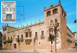 54594. Tarjeta Maxima BURGOS  1989. Casa Del CORDON - Tarjetas Máxima