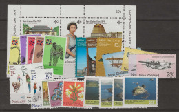 1974 MNH New Zealand Year Collection Postfris** - Volledig Jaar