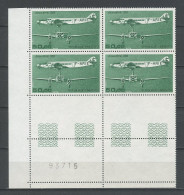 FRANCE 1987 PA N° 60 ** Bloc De 4 Numéro Neuf MNH Superbe  C 100 € Avion Plane Trimoteur Dewoitine 338 Transports - 1960-.... Mint/hinged