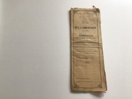 Ancien Document Notarial (1897) Pommeroeul Étude De Me C.J.JONNIAUX Partage François Saffre-Saffre - Manuscritos
